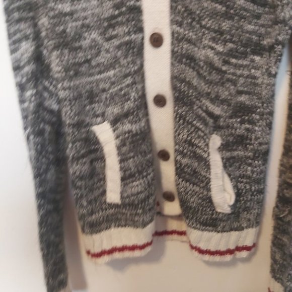 CABIN FEVER | Girls Cardigan Sweater Sock Monkey Size Large (14-16) - Picture 3 of 6